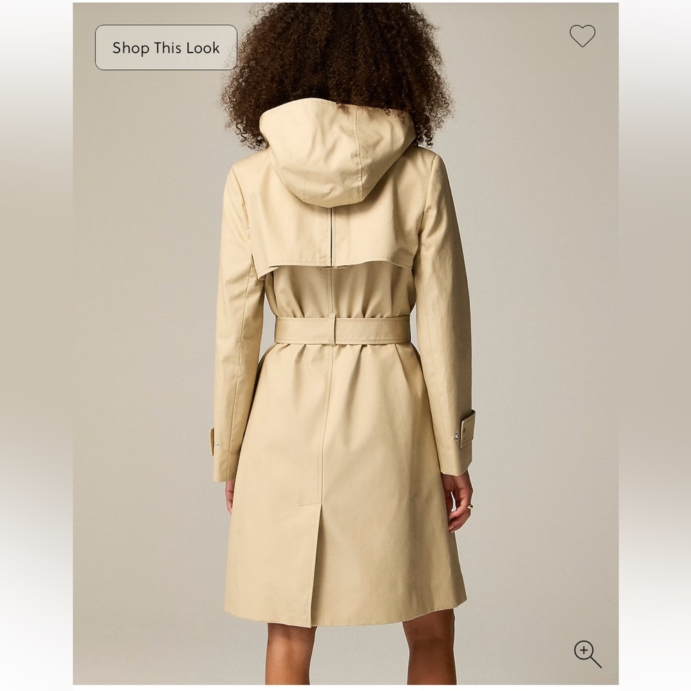 J.Crew Icon Trench Coat, Vintage Khaki - Picture 12 of 14